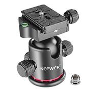 Neewer Pro Meta Cabeza de Bola de Trípode 360 Grados Giratorio Panorámico con Placa Rápida de Zapata de 1/4 Pulgada para Trípode, Monopie, Resbalador, Cámara DSLR, Cámara de Vídeo