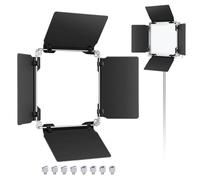 Neewer Profesional LED Video Luz Puerta de Granero para Neewer LED Luz Panel, Construcción de Metal Sólido (Solo Puerta de Granero Incluido) (480 LED)