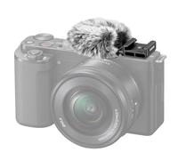 Neewer Protector de viento para cámaras Vlog de la serie ZV, micrófono, parabrisas peludo con adaptador de montaje de zapata fría, accesorio compatible con Sony ZV-1F ZV-E10 ZV-1 ZV-E1 ZV-1 II, CA133,