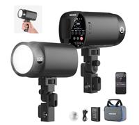NEEWER Q120 120Ws 2.4G TTL Flash,420 Destellos Máxima Potencia 1,5s Reciclaje 1/8000s HSS Flash Estroboscópico Monoluz Estudio Speedlite Luz Modelado 3000mAh Batería Compacto Fotografía al Aire Libre