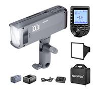 NEEWER Q3 200Ws 2.4G TTL Flash(Versión 2), 1/8000 HSS Estroboscópico para Fotografía con Disparador QPRO-S Compatible con Sony,Difusor/Batería de 3200mAh/500pops Potencia Completa/Reciclado 0,01-1,8s