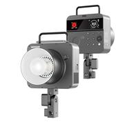 NEEWER Q4PRO 400Ws 2,4G TTL Flash Estroboscópico Exterior,App Control Luz con 1/8000 HSS 6000K 2800mAh Monoluz Doble Pantalla Montura Bowens/0,01-1,2s Reciclaje/30W Luz Modelado/Modo Congelación,Gris