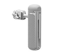 NEEWER Quick Release Side Handle Empuñadura Lateral Asa con Anti Off Zapata,360° Rotación,Nonslip Grid, Compatible con iPhone 16 Pro 16 Pro MAX S25 Ultra Phone Cage Acessorios,Plateado + Gris, PA045