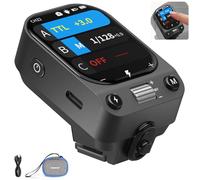 NEEWER QZ-S TTL Transmisor Disparador Flash Inalámbrico Compatible con Sony Cámaras, 1/8000s HSS TCM Interruptor, 1000mAh Batería, OLED para 2,4G Sistema Q, para Z3 Z2PRO Z2II Z2 Z880 Q6 Q4 Q300 Q200