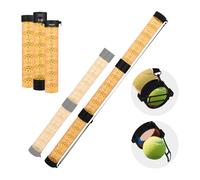 NEEWER - Recuperador de Bolas para 18 Pelotas de Tenis y 15 pickleballs, Recogida de 3 Secciones extraíble y Anti-Plegable, colector Superior con Tope y Correa de Mano, Color Naranja, TB02Z
