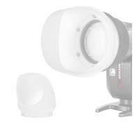 NEEWER Reflector de luz, modificador de luz magnético de Silicona para NEEWER NW620 NW700 NW760 Z880 Z760 Flash de Cabeza Cuadrada y cámara Speedlite de Cabeza Redonda Z1 Z2, Anillos adaptadores no