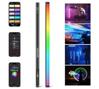 NEEWER RGB Tubo Luz, 30W Luz Video LED RGBWW Varita de Luz a Todo Color con 18 Escenas 7 Píxeles Efectos 2500-10000K CRI97/TLCI98 6000mAh, Control App/2.4G/DMX para Grabación Fotografía, TL90C