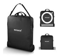 NEEWER RU-009 - Bolsa de transporte para anillo de luz de 45,7 cm con bolsa de almacenamiento separada, extensible para trípode de soporte de luz plegado, 60 x 58 cm, bolsa protectora ligera de nailon