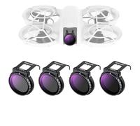 NEEWER Set de Filtro ND/CPL Compatible con dji Neo, 4 Pack ND8/PL ND16/PL ND32/PL ND64/PL, Accesorios para Dron, Filtro Polarizador de Densidad Neutra con Cristal Óptico HD Multicapa, FL-N29