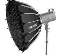 Neewer SF65Q Softbox parabólico de liberación rápida de 65 cm de ancho con rejilla de panal