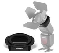 NEEWER SFR2 - Anillo Adaptador de Cabeza de Flash Cuadrado de Silicona para Z760 NW760 NW700 NW620 NW635II TT560 Square Speedlight M12 Dome Difusor CRM2 Kit de Accesorios de Gel de Color