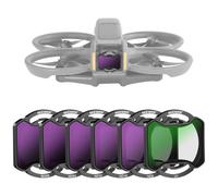 NEEWER Snap On ND&UV Filtro Set Compatible con DJI Avata 2, 6 Pack UV y Densidad Neutra Filtro ND8 ND16 ND32 ND64 ND256, Accesorio para Drone Objetivo con Marco Ultradelgado y Vidrio HD Revestimiento