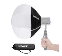 NEEWER Softbox Linterna para HS60B HS60C Pro FS100B FS60C HB60B Pro LED Luz Video LED, 12" 360° Minidifusor Luz Omnidireccional Liberación Rápida (Sin Montura Bowens) para Transmisión Grabar Video