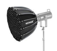 NEEWER Softbox parabólico de liberación rápida con difusor y Rejilla, 22 Pulgadas Softbox de fotografía Bowens Mount para CB60 CB200B MS60 MS150B Q4 LED luz de Video Compatible con Godox Compatible