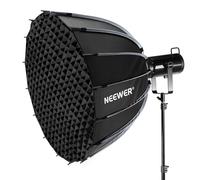 NEEWER Softbox Parabólico Kit, 35,4" Bowens Mount Soft Box con Difusores de Luz para Fotografía Estudio, Grabación Video, Iluminación de Streaming, Compatible con Aputure 120d y Godox SL60w, NS72P