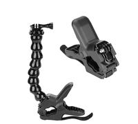 NEEWER Soporte Abrazadera Flexible Compatible Cámaras GoPro y dji,GP-80 | Compatible las Series DJI Action 6,Osmo 360,Insta360,X5/4/3 y AcePro.Soporte Abrazadera Flexible Jaw Flex Super Clamp para