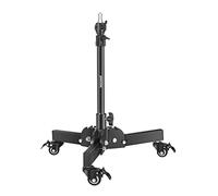NEEWER Soporte de Luz Resistente con Ruedas, Soporte de Trípode Plegable de Altura Máxima de 2,4 Pies para Tomas de Angulo Bajo/Sobremesa, Soporte de Luz para Softbox, Monoluz y Otros Equipos