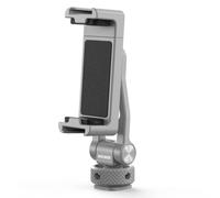 NEEWER Soporte de metal para teléfono móvil con zapata fría, rosca de 1/4 pulgadas, inclinación de 180°, rotación de 360°, abrazadera ajustable para smartphone, compatible con iPhone 17 Pro Max