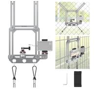 NEEWER Soporte de Valla con Soporte para Montaje de Cambio de Juego, absorción de Golpes, Cadena de cancha de Tenis de béisbol, Compatible con cámara de acción Mevo Start GoPro Insta360 dji, PA020