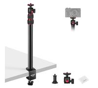 NEEWER Soporte Escritorio Cámara con Soporte Móvil y Cabeza Esférica 360°, 43-102cm C Clamp Table Light Stand 1/4" Tornillo, Desktop Stand 6.6lb/3kg Carga MAX para Camara DSLR, Webcam, Aro Luz, TL283