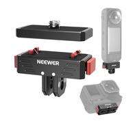 NEEWR Soporte Liberación Rápida Compatible con Insta360 X5 X4 X3 AcePro AcePro2,Snap On Adaptador Magnético con 1/4" Tornillo &Agujero,2 Prong Mount Compatible con Gopro Action Camera Acessorio,GP-88