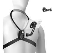 NEEWER Soporte Magnético Cuello para Cámaras Acción Teléfonos, Trípode Cuello Manos Libres Montura Pecho Compatible con GoPro dji Insta360 iPhone Android Phone Holder para POV Vlog,GP26