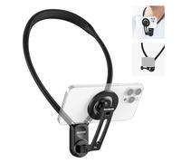 NEEWER Soporte magnético para el Cuello, Soporte de Pecho para trípode de Cuello Manos Libres Compatible con GoPro dji Insta360 iPhone 15 Android, Soporte de teléfono para Video POV, GP16