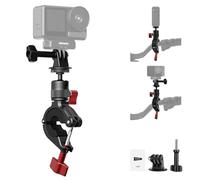 NEEWER Soporte Manillar Motocicleta Mount Compatible con GoPro dji Osmo Action Cameras, Soporte Abrazadera Manillar Handle Bar Pole Clamp Holder con 360° Rotación para POV Grabación Video, CA165