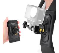 NEEWER Soporte Mochila con Correa Pecho y Hombro, Compatible con dji Insta360 GoPro Cámaras de Acción, 360° Clip Mochila Liberación Rápida y un Interruptor para Fotografía y Grabación de Video, GP63