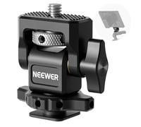 NEEWER Soporte para Monitor de Cámara con Adaptador de Cold Shoe, 1/4" Tornillo para 5" y 7" Monitor de Campo Compatible con Atomos Ninja V, 180° Amortiguación de Inclinación 360° Giratoria, MA002