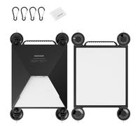 NEEWER Soporte Ventosa Suction Cup para Coche Compatible con Starlink Mini, 2 en 1 Satellite Mounting Kit & Funda Protectora Silicona con Paño para Ventana Coche Techo RVs Barcos & Camino Viaje, ST91