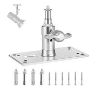 Neewer ST-WM1 - Soporte de Pared para Techo de 3.34 Pulgadas con Rosca de 1/4 Pulgadas y 10 Tornillos, Soporte de Pared para cámara de Estudio fotográfico de fotografía, luz de Video, Flash