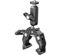 NEEWER Super Abrazadera Rótula/Soporte Móvil/Adaptador Cámara Acción, ST87 | Con Montaje Zapata Fría, Para Superficie Plana/Redonda, Compatible con GoPro DJI iPhone 18 Pro 18 Pro Max 17 16 15 ProMax