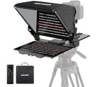 NEEWER Teleprompter con Montaje Cámara Tipo Arca, Zapatos Fríos,RT113 Remoto para NEEWER Teleprompter APP, Enseñanza Línea/Vlogger/Live Streaming Prompter para Tableta iPad, sin Ensamblaje, X12II