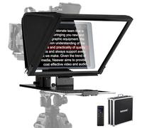 NEEWER Teleprompter X16 con Mando a Distancia RT113 y Control por aplicación, Divisor de Haz de 16 Pulgadas, diseño Plegable de Aluminio, Placa QR Compatible con iPad Android 501PL, Tableta, cámara,