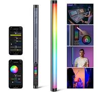 NEEWER TL60 RGB Barra de Luz, Todo Color RGBWW Fotografía Portátil LED Video Palo de Iluminación Admite Control App/2.4G/DMX, Lámpara con Efectos de 7 Píxeles, 2500-10000K CRI97+ TLCI98+, 3000mAh