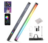 NEEWER TL60 RGB Tubo Luz, 20W a Todo Color RGBWW LED Luz Video Varita Stick App/2,4G/DMX Control con Efectos de 7 Píxeles 18 Escenas para Estudio Fotografía Grabación Streaming, 2500K-10000K CRI97+