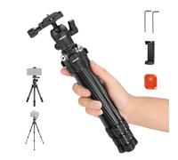 NEEWER TP09 Fibra Carbono Mini Trípode Compatible con iPhone Cámara Webcam | 20" Ligero Compacto Viaje Escritorio Soporte Trípode, Cabeza Bola, Soporte Móvil, Remoto, para Móvil DSLR Video Videocámara