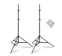 NEEWER Trípode de luz de 210 cm, Soporte de luz para fotografía de aleación de Aluminio, Paquete de 2 Unidades, trípode Plegable para vídeo, Retratos e iluminación fotográfica, reflectores, softboxes