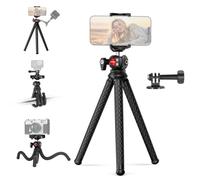 NEEWER Trípode Flexible Móvil,Mini Soporte Escritorio Cámaras Webcams,TP34 | Soporte Móvil Adaptador Montaje Cámaras Acción, Compatible con iPhone GoPro DJI Pocket 4 3 Xtra Muse Insta360, para Vídeo