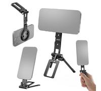 NEEWER Trípode Magnético Doble para Teléfono, Agarre Metálico con Rosca de 1/4", Zapata Fría y Tipo Arca, Compatible con MagSafe iPhone Samsung Huawei Android para Grabación de Video, PA098