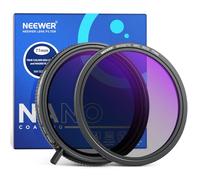 NEEWER True Colors 77mm Variable ND2-32 y CPL con Filtros Set Magnéticos ND32, 2 en 1 Ajustable Uno Giratorio Reducción de Luz, Eliminación de Reflejos, sin Cambio de Color, sin Cruz X, sin Viñetas