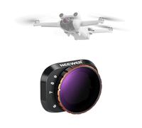 NEEWER Variable ND Filter Compatible con dji Mini 3 Pro, ND32-512 5-9 Stop Snap On Multicapa Vidrio Optico HD Marco Delgado Metal Cámara Dron Objetivo Filtro Grabación Vdeo Accesorio Fotografía Aérea