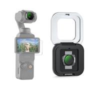 NEEWER Filtro ND Variable Compatible con dji Osmo Pocket 3 y Creator Combo Accesorios, magnético Multicapa ND2-32 Filtro de Lente de cámara de acción de Densidad Neutra con Protector de Pantalla y