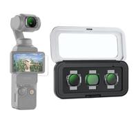 NEEWER Juego de filtros ND variables compatibles con DJI Pocket 3, ND2-32 + CPL + difusión negra 1/4, densidad neutra magnética circular polarizadora accesorios de lente de cámara con protector de