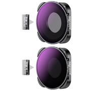 NEEWER Variables ND4-32 y ND64-512 Filtros(Paquete de 2), 2-5 y 6-9 Paradas Accesorios Filtro ND Marco Vidrio Optico HD Multicapa Compatible con GoPro Hero 9 10 11 12 Go Pro 13 Negro, sin Patrón X