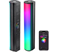 NEEWER Varita de luz RGB con Control de aplicación, Barra magnética de Mano para fotografía, Video, 2500 K ~ 8500 K, Intensidad Regulable, CRI95+, Barra de Tubo LED a Todo Color con batería de 2550