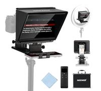 NEEWER X1 Pro II Teleprompter 9" de Metal con Mando a Distancia RT113/aplicación, Placa de Montaje rápido en 1s Tipo Arca, Soporte magnético para teléfono Compatible con iPhone Android, sin Montaje