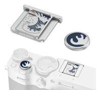 NEEWER X100V X100VI Hot Shoe Blitzschuh Abdeckung und Auslöserkappen Set, Cold Shoe Abdeckung mit Auslöser, Fotografie Zubehör kompatibel mit Fujifilm X100V X100VI, Silber, CA110