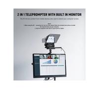NEEWER X11 Teleprompter 8inch Display Dual-Use for Mobile Phones & Cameras MicroSD Support for Video Recording & Live Streaming